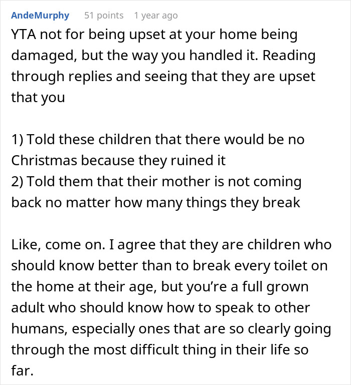 "You’re Throwing Us Out?": Woman Throws Out Her Husband's Brother And His Two Kids From Her Home After They Broke All The Toilets "You’re Throwing Us Out?": Woman Throws Out Her Husband's Brother And His Two Kids From Her Home After They Broke All The Toilets