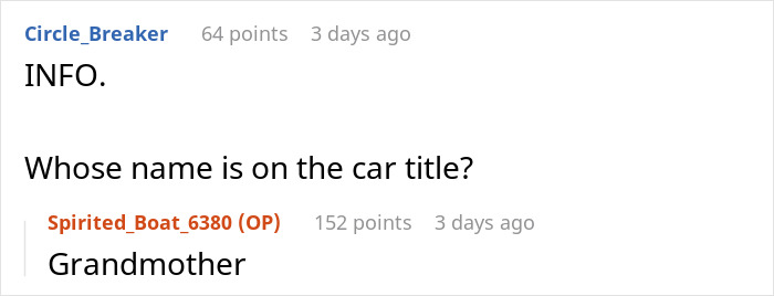 “Am I A Jerk For Making My Parents Choose Between My Sister Going To Jail Or Replacing My Car With Their Vacation Money” “Am I A Jerk For Making My Parents Choose Between My Sister Going To Jail Or Replacing My Car With Their Vacation Money”