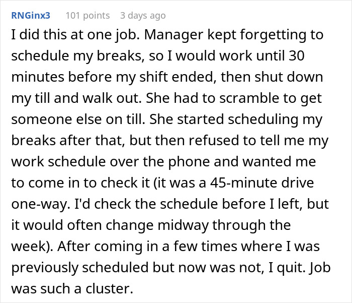 Cafeteria Worker Teaches Toxic Manager A Lesson By Maliciously Complying With Their Chaotic Break Schedule
