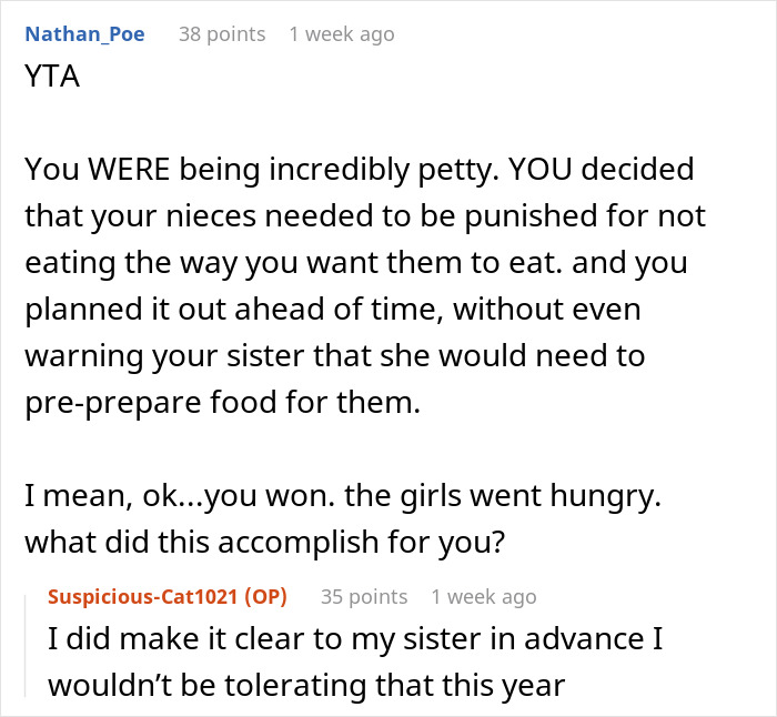 The Internet Applauds This Guy For Standing Up To His Sister And Her "Picky" Children During Christmas Dinner