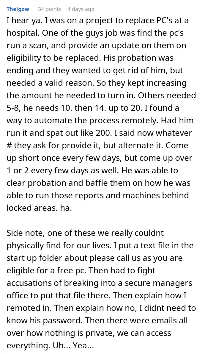 Efficient Employee Learns Boss Expects Him To Do 3 Times More Work Than His Colleagues, Finds A Genius Way To Simulate Working All Day