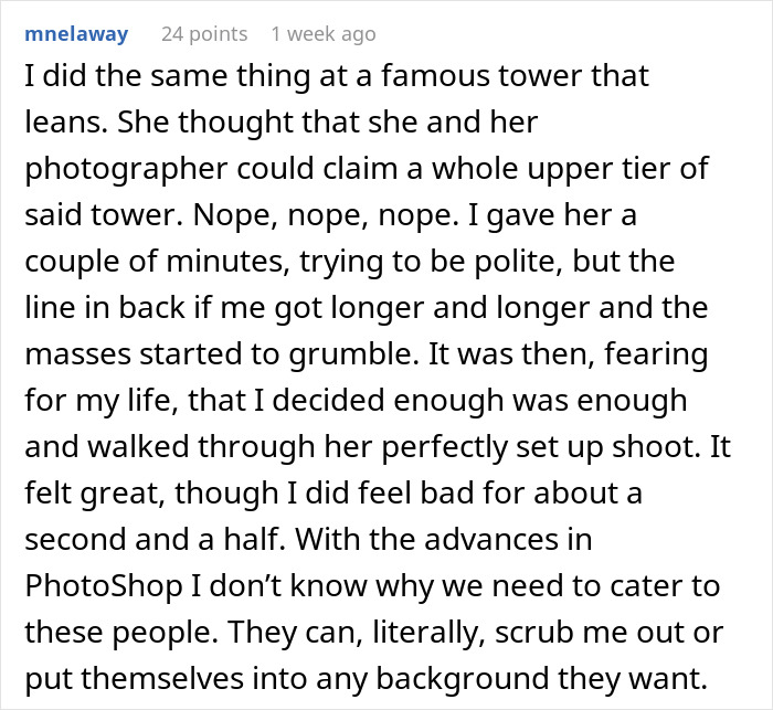 Person Has Had Enough Of Influencers Treating Public Spaces Like Their Private Studio, Dedicates Vacation To Ruining Their Photos Person Has Had Enough Of Influencers Treating Public Spaces Like Their Private Studio, Dedicates Vacation To Ruining Their Photos