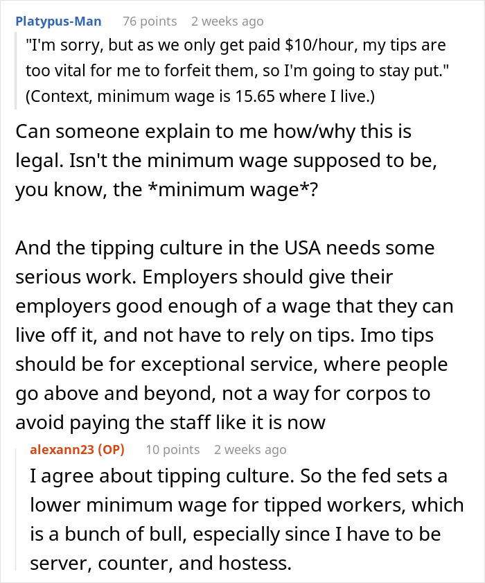 Manager Tells Waitress To Leave The New Girl Alone Or She'll Lose Her Tips While She Just Sits On Their Phones, Regrets It When Things Get Out Of Hand Manager Tells Waitress To Leave The New Girl Alone Or She'll Lose Her Tips While She Just Sits On Their Phones, Regrets It When Things Get Out Of Hand