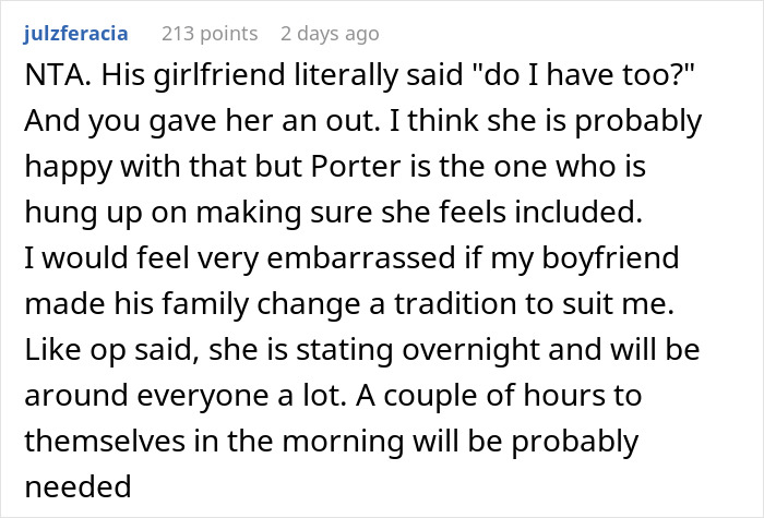 Mom Refuses To Cancel Family Christmas Hike For Son’s “Out Of Shape” Girlfriend Mom Refuses To Cancel Family Christmas Hike For Son’s “Out Of Shape” Girlfriend
