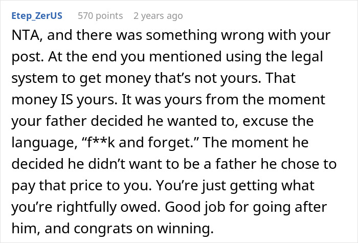 Bio Father Refuses To Pay Child Support, Gets Sued For $350K And Loses The Case Bio Father Refuses To Pay Child Support, Gets Sued For $350K And Loses The Case