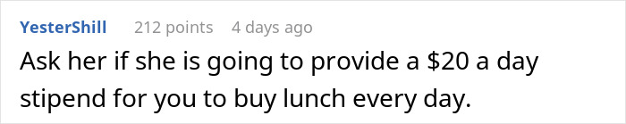 Jealous Boss Tells Employee He’s No Longer Allowed To Bring In “Elaborate Lunches”