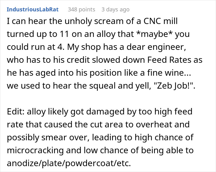 “Sure, You’re The Boss”: Supervisor Insists Worker Increase Machine Speed Above Its Limits, Regrets It Within Minutes “Sure, You’re The Boss”: Supervisor Insists Worker Increase Machine Speed Above Its Limits, Regrets It Within Minutes