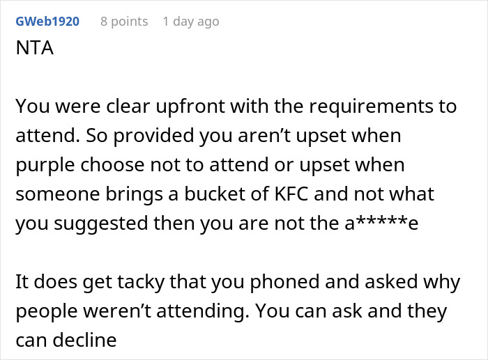 Money’s Tight, So This Guy Skips Throwing $600 On Cooking For 27 People And Potlucks It, Some Guests Get Offended Money’s Tight, So This Guy Skips Throwing $600 On Cooking For 27 People And Potlucks It, Some Guests Get Offended