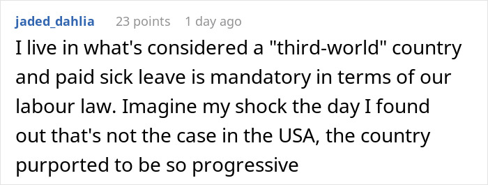 American Woman Discovers That The Netherlands Doesn’t Have The Concept Of “Sick Days” And Creates A Discussion Online American Woman Discovers That The Netherlands Doesn’t Have The Concept Of “Sick Days” And Creates A Discussion Online