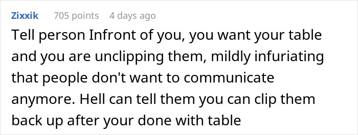 Plane Passenger Annoyed After Learning They Can’t Use Their Tray Table Because A Woman Put A Seat Attachment Over It Plane Passenger Annoyed After Learning They Can’t Use Their Tray Table Because A Woman Put A Seat Attachment Over It