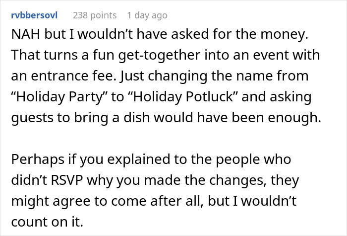 Money’s Tight, So This Guy Skips Throwing $600 On Cooking For 27 People And Potlucks It, Some Guests Get Offended Money’s Tight, So This Guy Skips Throwing $600 On Cooking For 27 People And Potlucks It, Some Guests Get Offended