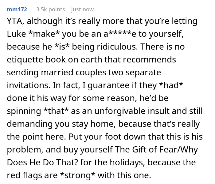 Man Wants A Personal Invitation To Christmas At In-Laws, Gets Himself And His Wife Uninvited And Tries To Put The Blame On Her Man Wants A Personal Invitation To Christmas At In-Laws, Gets Himself And His Wife Uninvited And Tries To Put The Blame On Her