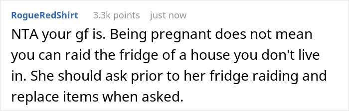 Man Is Fed Up With His Girlfriend’s Cravings While She Is Being A Surrogate For His Sister, Asks Her To Pay For His Meal She Ate Man Is Fed Up With His Girlfriend’s Cravings While She Is Being A Surrogate For His Sister, Asks Her To Pay For His Meal She Ate