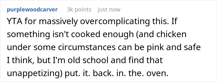 Dad Gets Bashed Online For Refusing To Serve Wife’s Undercooked Chicken To Kids Dad Gets Bashed Online For Refusing To Serve Wife’s Undercooked Chicken To Kids