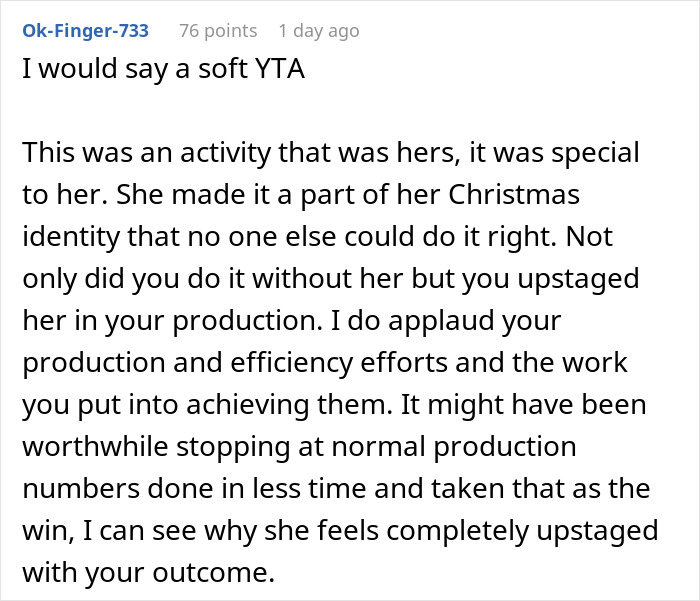 Wife Challenges Her Husband To Give Her Cookie-Baking Tradition A Try, He Ends Up Upstaging Her, Family Drama Ensues Wife Challenges Her Husband To Give Her Cookie-Baking Tradition A Try, He Ends Up Upstaging Her, Family Drama Ensues