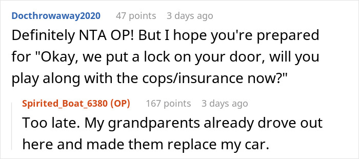 “Am I A Jerk For Making My Parents Choose Between My Sister Going To Jail Or Replacing My Car With Their Vacation Money” “Am I A Jerk For Making My Parents Choose Between My Sister Going To Jail Or Replacing My Car With Their Vacation Money”