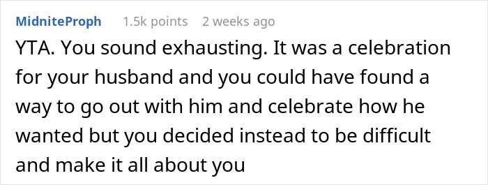 Wife Doesn't Attend Her Husband's Promotion Dinner All Because Of Her Picky Eating, The Internet Gives Her A Wake-Up Call Wife Doesn't Attend Her Husband's Promotion Dinner All Because Of Her Picky Eating, The Internet Gives Her A Wake-Up Call