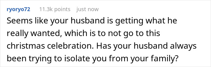 Man Wants A Personal Invitation To Christmas At In-Laws, Gets Himself And His Wife Uninvited And Tries To Put The Blame On Her Man Wants A Personal Invitation To Christmas At In-Laws, Gets Himself And His Wife Uninvited And Tries To Put The Blame On Her