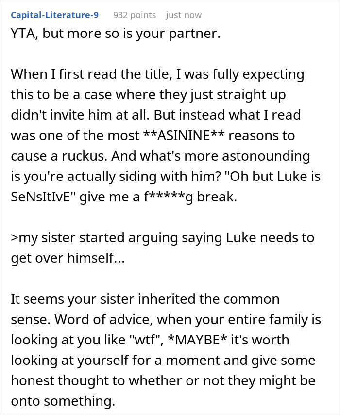 Man Wants A Personal Invitation To Christmas At In-Laws, Gets Himself And His Wife Uninvited And Tries To Put The Blame On Her Man Wants A Personal Invitation To Christmas At In-Laws, Gets Himself And His Wife Uninvited And Tries To Put The Blame On Her
