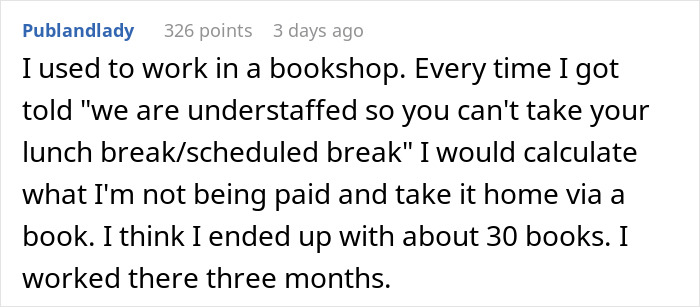 Cafeteria Worker Teaches Toxic Manager A Lesson By Maliciously Complying With Their Chaotic Break Schedule Cafeteria Worker Teaches Toxic Manager A Lesson By Maliciously Complying With Their Chaotic Break Schedule