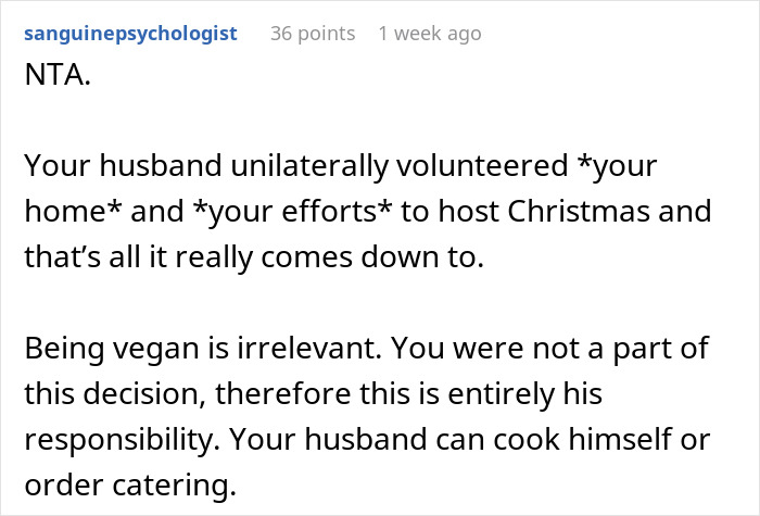 Vegan Woman Wonders "Am I A Jerk For Refusing To Host My In-Laws For Christmas?" Vegan Woman Wonders "Am I A Jerk For Refusing To Host My In-Laws For Christmas?"