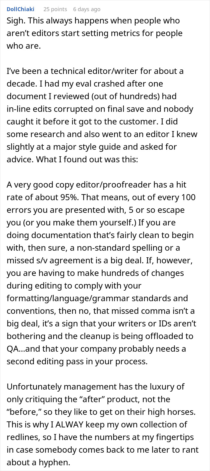 Boss Decides He Will No Longer Tolerate Grammatical Errors, Regrets That Decision After An Employee Maliciously Complies Boss Decides He Will No Longer Tolerate Grammatical Errors, Regrets That Decision After An Employee Maliciously Complies