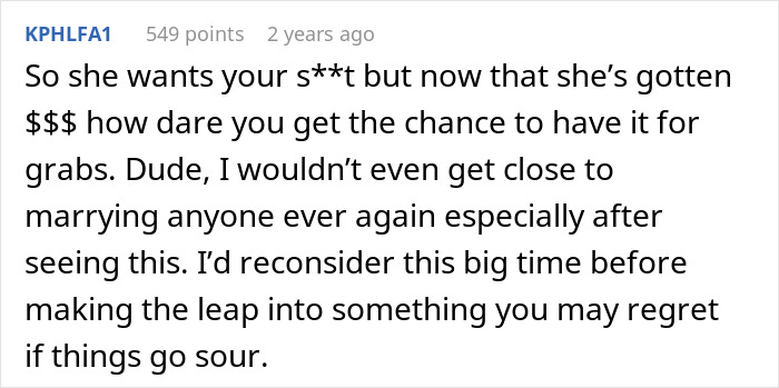 Man Turns To The Internet For Advice After Hypocritical Fiancée Turned Down His Prenup But Demanded He Sign Hers Man Turns To The Internet For Advice After Hypocritical Fiancée Turned Down His Prenup But Demanded He Sign Hers