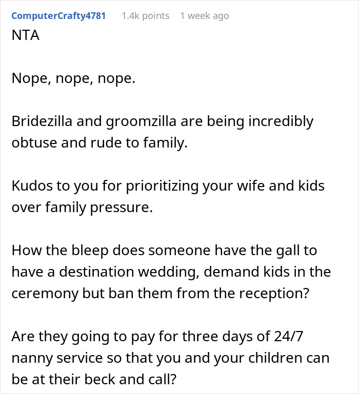 “Am I A Jerk For Not Going To My Sister’s ‘Childfree Wedding'?” “Am I A Jerk For Not Going To My Sister’s ‘Childfree Wedding'?”