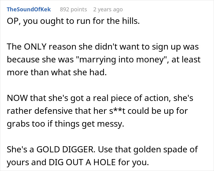 Man Turns To The Internet For Advice After Hypocritical Fiancée Turned Down His Prenup But Demanded He Sign Hers Man Turns To The Internet For Advice After Hypocritical Fiancée Turned Down His Prenup But Demanded He Sign Hers