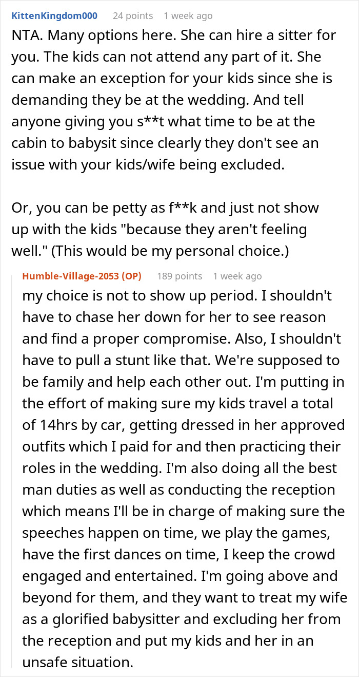 “Am I A Jerk For Not Going To My Sister’s ‘Childfree Wedding'?” “Am I A Jerk For Not Going To My Sister’s ‘Childfree Wedding'?”