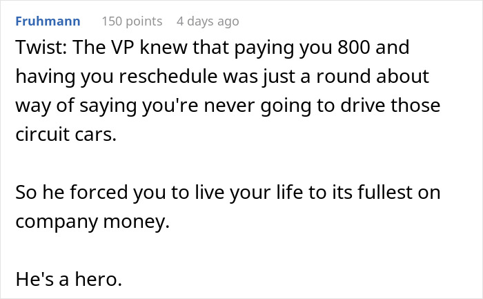 "Won't Pay Me For My Cancelled Event? Pay Me To Go Instead": Employee Makes Boss Cover £4,000 In Expenses After Refusal To Refund Canceled Trip "Won't Pay Me For My Cancelled Event? Pay Me To Go Instead": Employee Makes Boss Cover £4,000 In Expenses After Refusal To Refund Canceled Trip