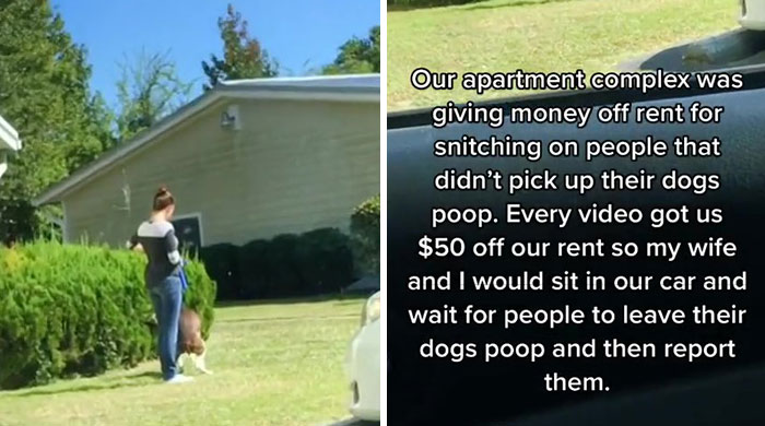 Apartment Complex Offers $50 Off Rent In Exchange For Videos Of Residents Not Cleaning Up After Their Dogs So This Couple Takes Advantage Of It