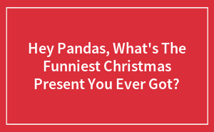 Hey Pandas, What's The Funniest Christmas Present You Ever Got?
