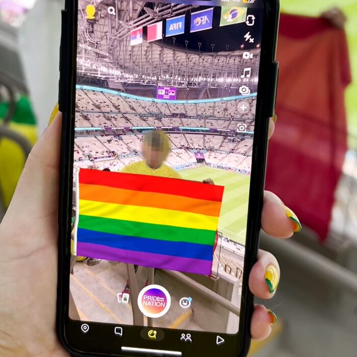 World Cup Fans Are Sneaking Rainbow Flags Into The Qatar World Cup