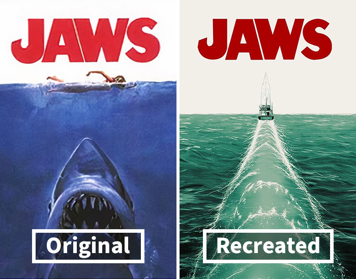 Famous Movie Posters Were Reimagined By This Artist, And Here Are 35 Of His Most Iconic Ones