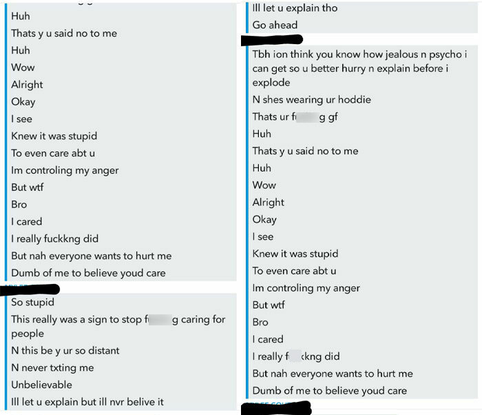 So My Brother Sent Me These, She Apparently Saw A Picture Of Him And A Friend. They Only Been Talking For Like 4 Days