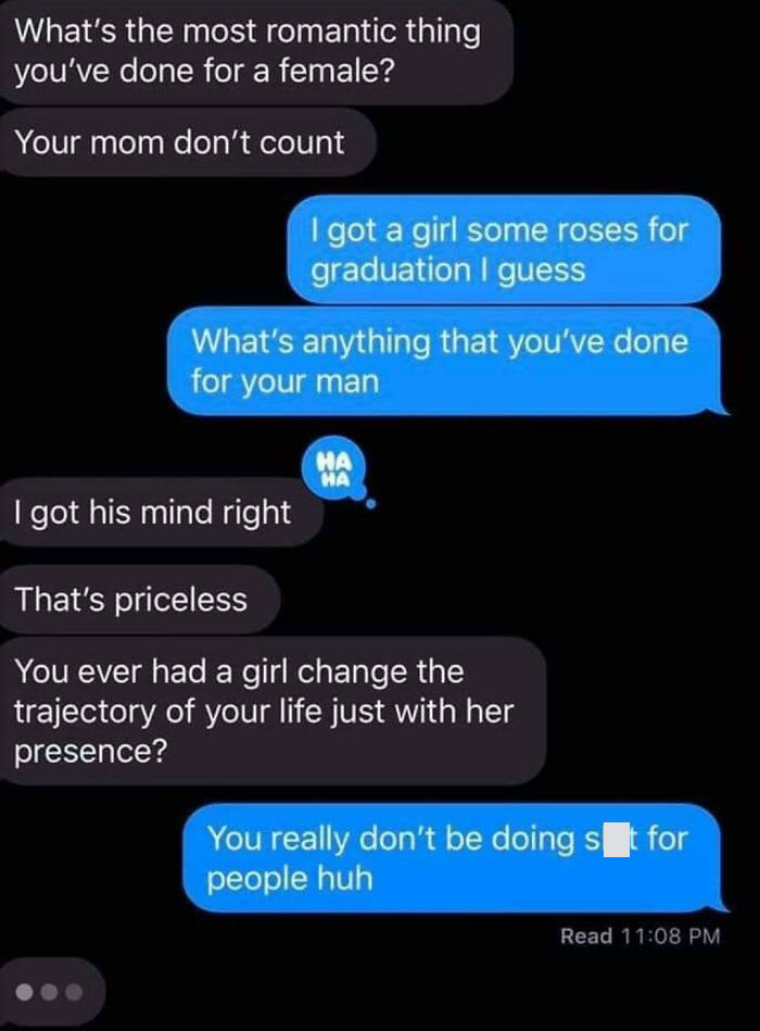 Ah Yes, Your Presence Alone Will Fix Even The Most Broken Of Men