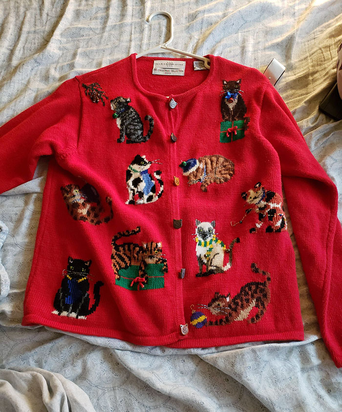 My $4 Christmas Sweater, With Working Bells