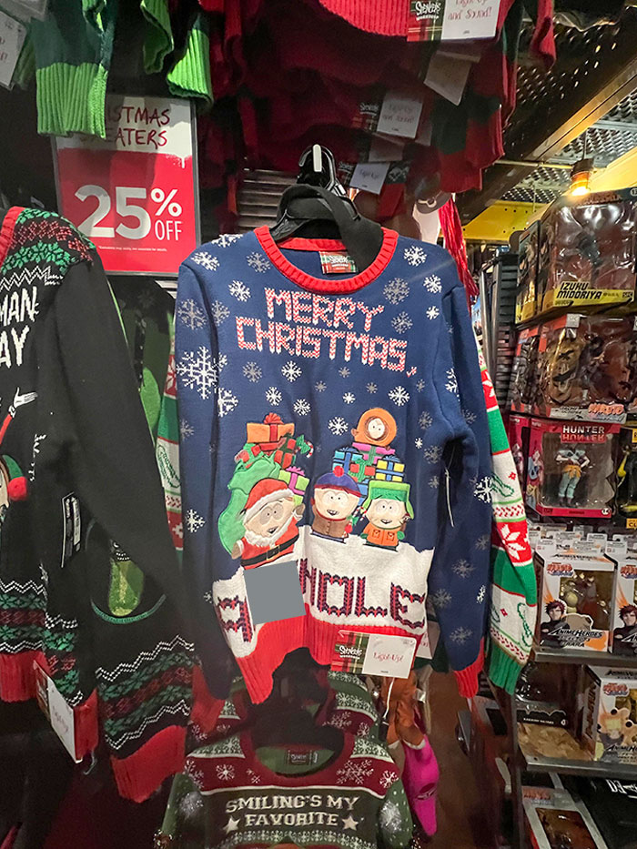 Southpark Christmas Sweater At Spencer’s