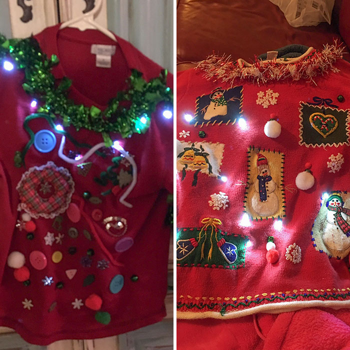 Ugly Sweaters For My Twins. They Are So Into Christmas