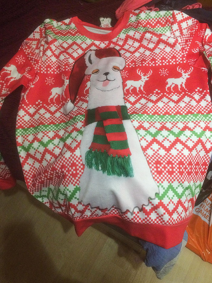 Our Family Ugly Christmas Sweater Is Saved