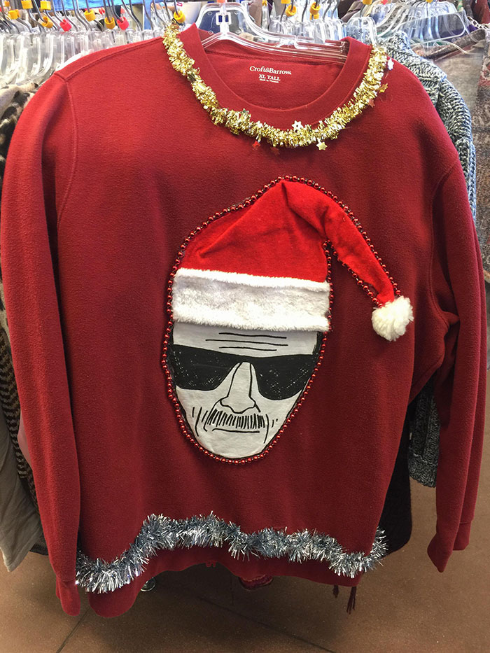 Interesting Christmas Sweater At My Local Goodwill