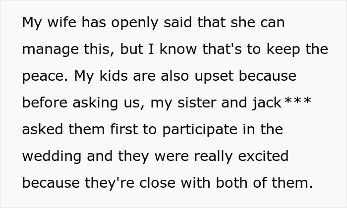 “Am I A Jerk For Not Going To My Sister’s ‘Childfree Wedding'?” “Am I A Jerk For Not Going To My Sister’s ‘Childfree Wedding'?”