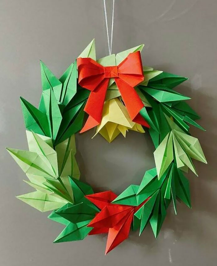 I Made It For Christmas, Origami Wreath