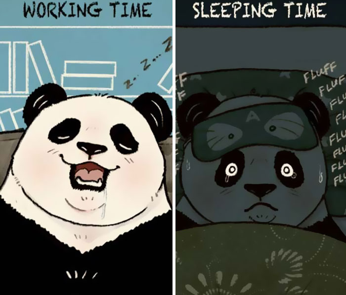 “You Are Not Alone”: I Illustrate My Daily Struggles Through This Middle-Aged Panda That You Might Find Relatable (22 Pics)