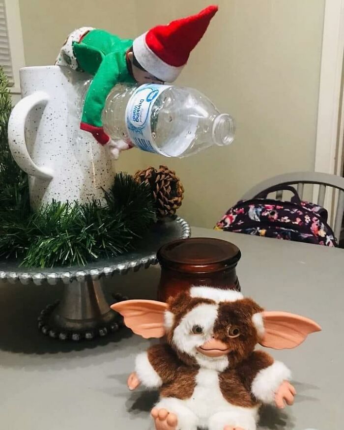Elf On The Shelf About To Make A Big Mistake