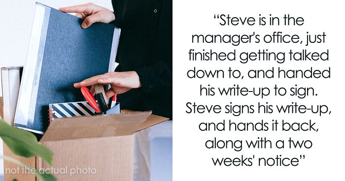 Boss Has The Audacity To Write Up His Best Employee After They Came In On Their Free Day To Help Out, Backpedals Real Quick After They Hand In Their Notice