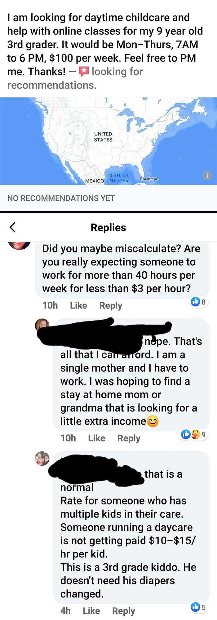 2.73 Per Hour Is A Normal Rate For Childcare, Apparently