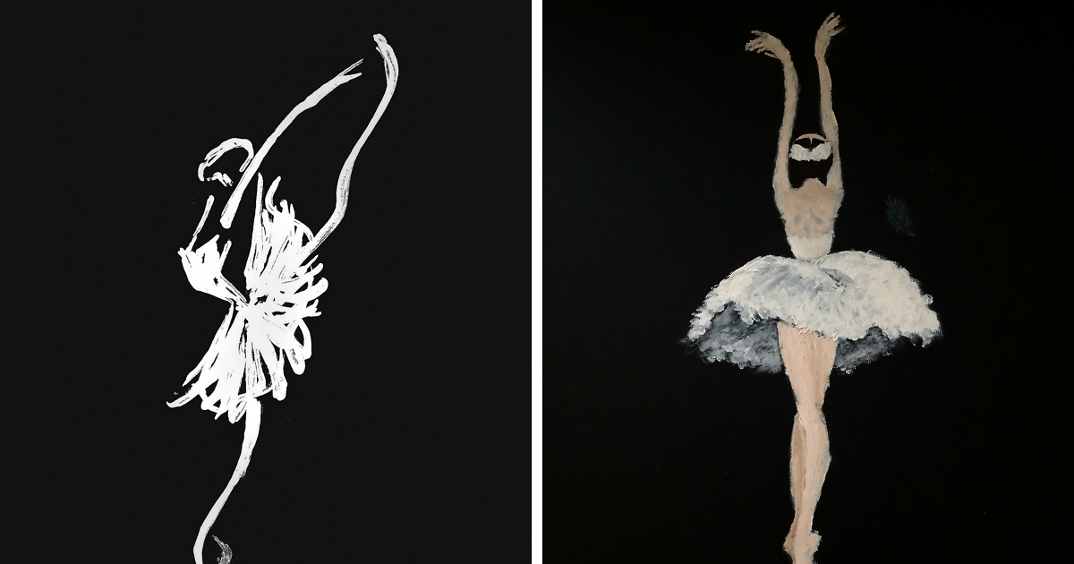 Brush Ballet, Arabesque set for Acrylic paint