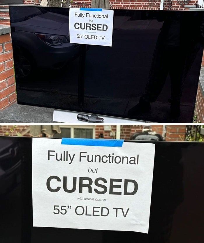 What Show Do We Think Cursed This 55inch TV?